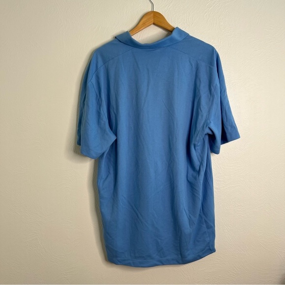 NWT Nike Golf Dri Fit Blue Nascar Camping World Series Pique II Polo Size XL - Picture 8 of 10